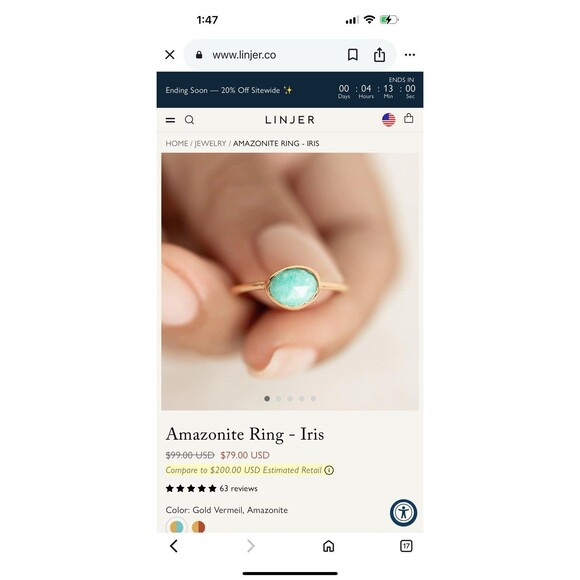 Huge Jewelry Lot, Turquoise, Amazonite, Fashion Boho Necklace Earring Ring Sets - Picture 8 of 16